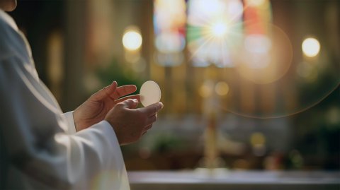 The Blessed Sacrament at Catholic Church in Syracuse NY