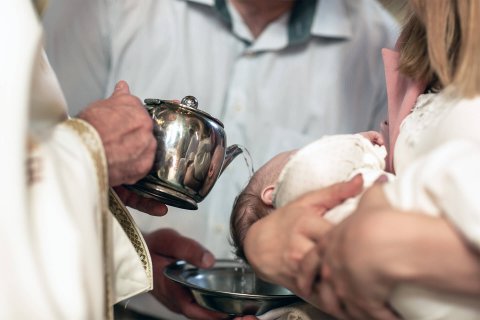 Baptism at St. Vincent de Paul Catholic Church in Syracuse NY