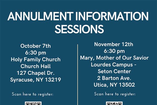 Annulment Information Sessions