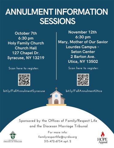 Annulment Information Sessions