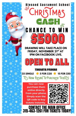 BS School Christmas Cash